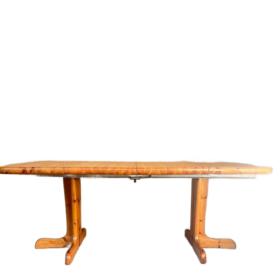 Rainer Daumiller Grenen Vintage Verlengbare Eettafel 1