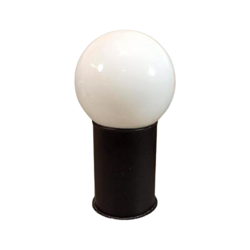 Vintage Xl Glazen Bollamp, Vloerlamp, H 82 Cm