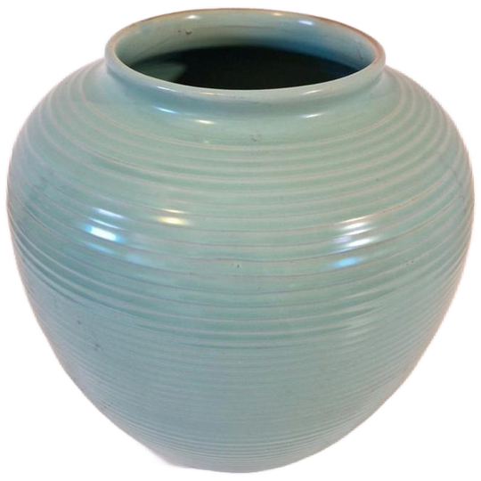Adco Mintgroene Vintage Vaas Jaren 50 / 60 Design 1