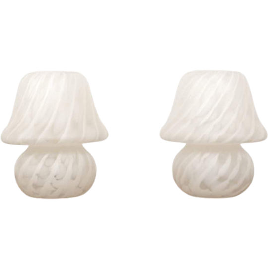 Set Van 2 Tafellampen| Mushroom Model | Hustadt Leuchten | Swirl 1