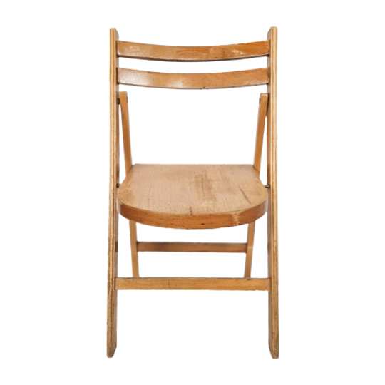 Hera - Klapstoel - 'folding Chair' - Hout - 3e Kwart 20e Eeuw 1