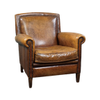 Goed Zittende Schapenleren Armchair/ Fauteuil thumbnail 1