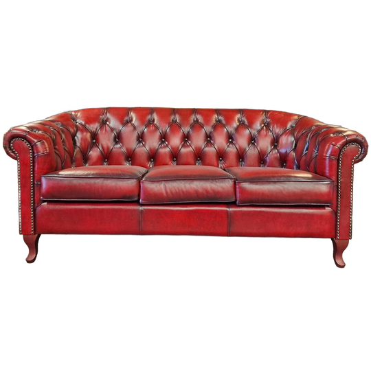 Chesterfield Hampton 3-zits - Antiek Rood 1