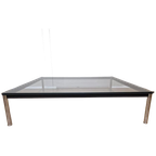 Cassina Lc10-p - Salontafel - Zwart Frame - Glas - Design thumbnail 1
