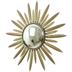 Mid Century Verkoperd Metalen Zonnespiegel Deknudt Convex 55Cm thumbnail 1
