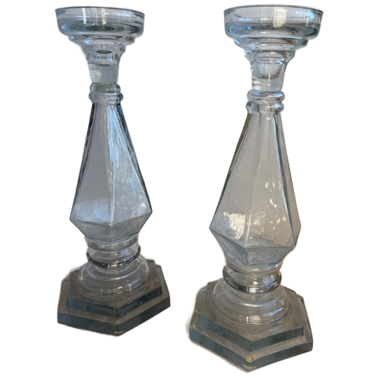 2x Glazen Kandelaars, Sissy Boy 1