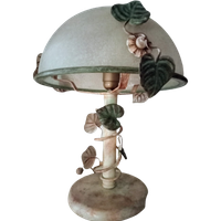 Paddenstoel Lamp Origineel Designer Herda Lamp Glas Herfst Mushroom Model Met Klimop