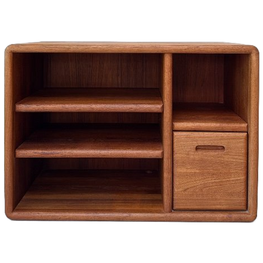 Vintage Teakhouten (Audio) Meubel Van Dyrlund Denemarken 1