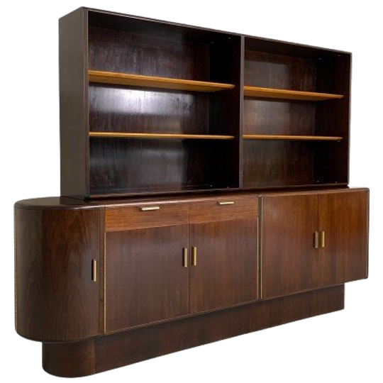 Notenhouten Dressoir Van A.a. Patijn Voor <<<brand>>>, Jaren 50 1