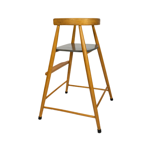 Nanna Ditzel - 'Midcentury Child’S High Chair' - Hout - Denemarken -1960