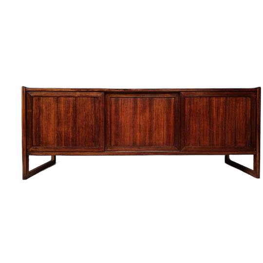 Vintage Palissander Lowboard, Deens Design Van Mørke Møbelfabrik, Jaren 60 1