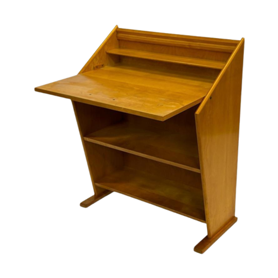 Vintage Eiken Secretaire Door Cor Alons Voor Den Boer Gouda 1