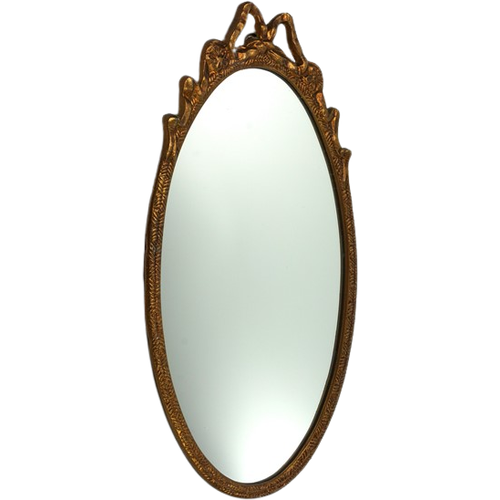 Ovale Spiegel Goud