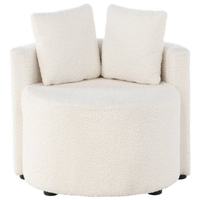 Voss Kinderfauteuil - Wit Teddy