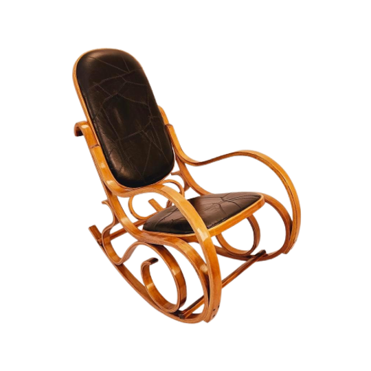Mid-Century Design Schommelstoel, Vintage 1970 Crassevig 1