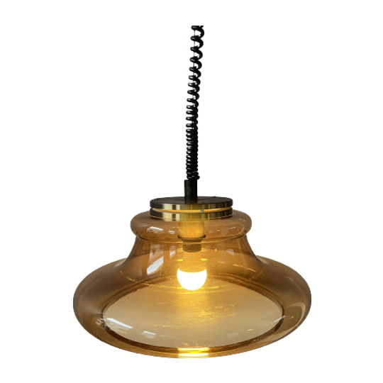 Space Age Hanglamp Van Herda / Vintage Mid Century Plafondlamp 1