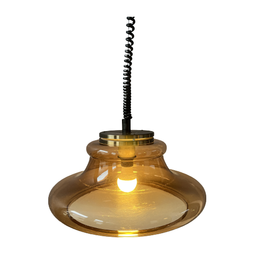 Space Age Hanglamp Van Herda / Vintage Mid Century Plafondlamp