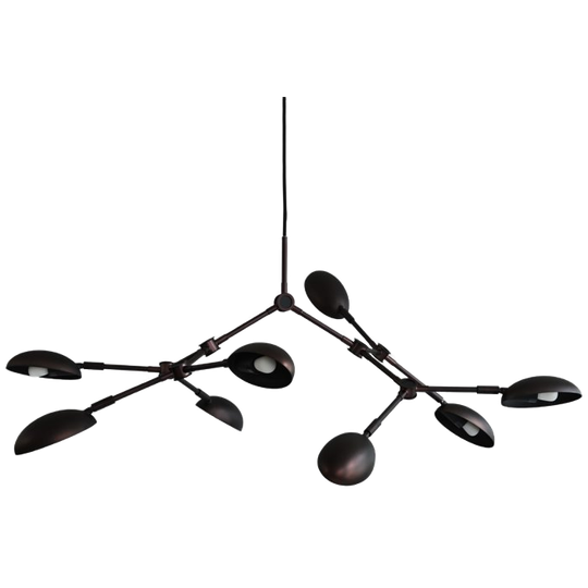 101 Copenhagen | Drop Chandelier, Mini - Burned Black (5m) 1