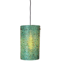 Vintage Hanglamp Polyester Sugar Tube Groen Suiker ‘60 Lamp