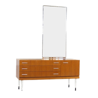 Vintage Mid Century Modern Kaptafel Dressoir In Teak, 1960S