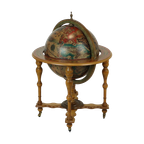 Wereldbol Bar Globe Drankbar Antiek Model Mancave Drankkast 100Cm thumbnail 1