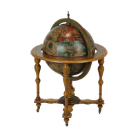 Wereldbol Bar Globe Drankbar Antiek Model Mancave Drankkast 100Cm