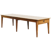 Zeer Grote En Karaktervolle Antieke Eikenhouten Xxl Eettafel Voor 8 Tot 10 Personen