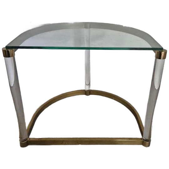 Hollywood Regency Bijzettafel Hollis Jones Stijl. 1