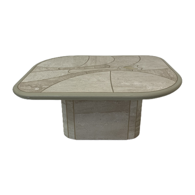 Mid-Century Design Travertine Coffee Table, 1970’S