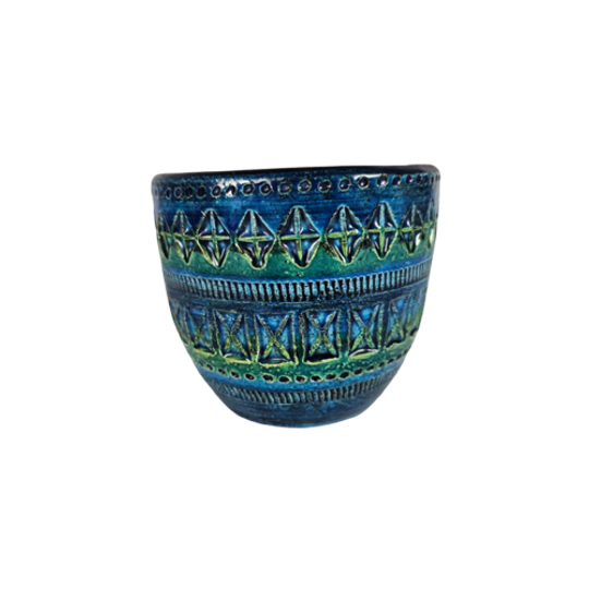 Bitossi - Aldo Londi - Rimini Blue - Bloempot - Italie - 1960s 1