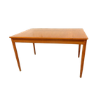 Retro Vintage Eettafel Tafel Jaren 60 Hout Uitschuiftafel thumbnail 1