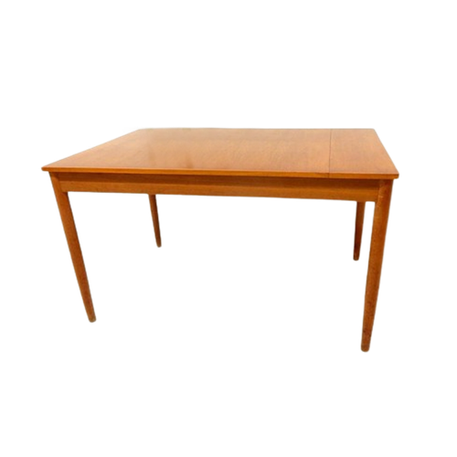 Retro Vintage Eettafel Tafel Jaren 60 Hout Uitschuiftafel