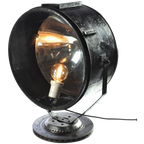 Authentieke Grote Stoere Industriële Spot/fabriekslamp. thumbnail 1