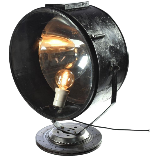 Authentieke Grote Stoere Industriële Spot/fabriekslamp. 1