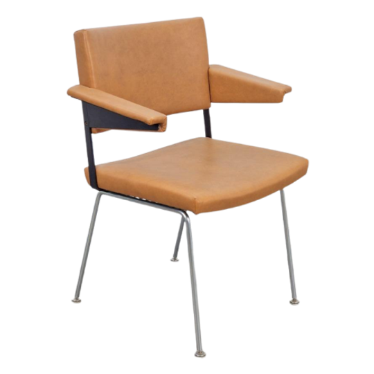 Vintage Gispen Stoel 1268 Cordemeyer Buisframe Mid Century 1