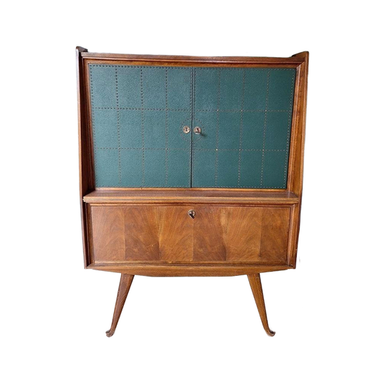 Vintage Engels Drankenkastje, Kast, Highboard, Kastje 1