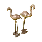 Nl23 – Crane Birds – Ibissen – Ibises – Brass thumbnail 1