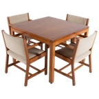1990’s Vintage Danish Dining Set From Christian Hvidt By Soborg Mobelfabrik thumbnail 1