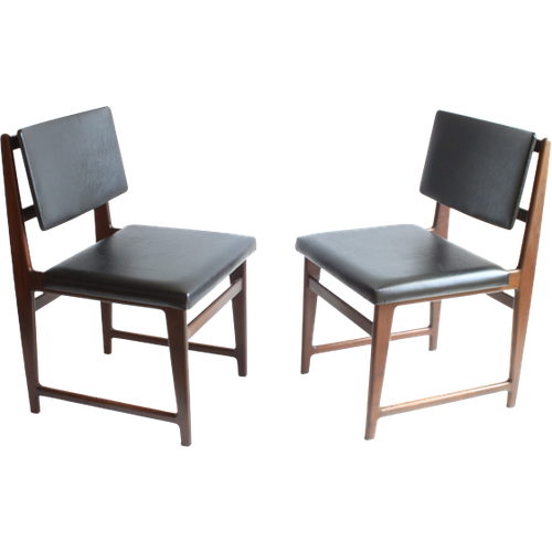Rosewood Chair By Pieter De Bruyne For V-Form, 1960S, Belgium Set Of 2