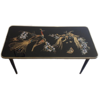 Jaren 50 Vintage Salontafel Fifties Pauw Coffeetable Tafel