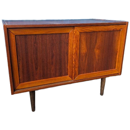 Vintage Teak Sideboard/ Lp Kast, Faarup Mobelfabrik- Denmark 1