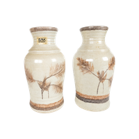 Bay Keramiek - Model 630-20 - Beige - Set (2) - W-Germany - 70'S