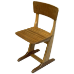 Houten Casala Stoeltje Kinderstoel Schoolstoel Vintage thumbnail 1