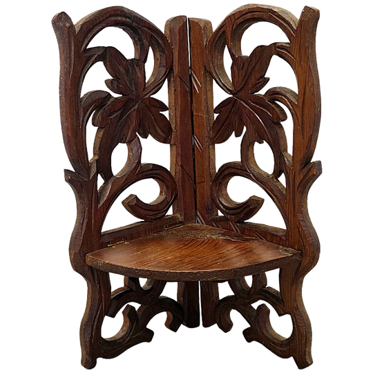 Antiek Franse Wand Hoek Console, Eind 19e Eeuw 1