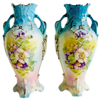 Set Art Nouveau Vaasjes Czechoslovakia Porselein 1920’s