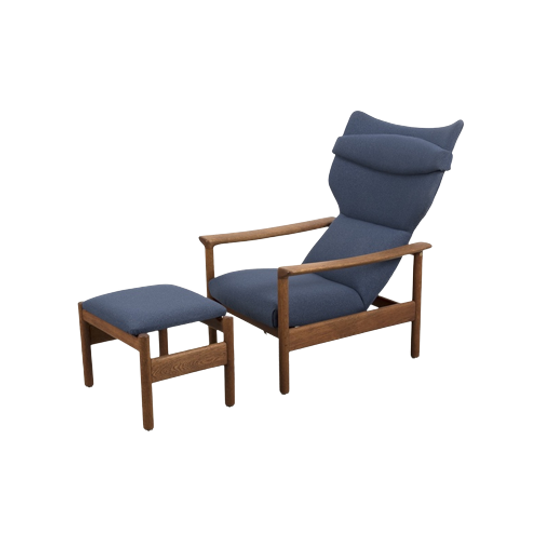 Rock Royal Lounge Fauteuil Met Voetenbank 63612 1
