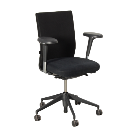Vitra Bureaustoel, Zwart, 5d Armleggers 1
