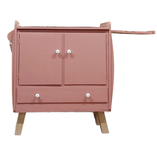 Vintage Commode Lynn Oud Roze Kleur 1