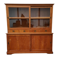 Vintage Landelijke Buffetkast Wandkast Keukenkast Teakhout