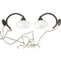 2 X Artdeco Wandlamp Vintage Nachtlampjes Muurlamp